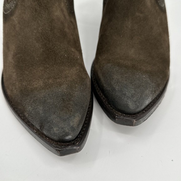 Frye Sacha Womens Size 8.5 B Over The Knee OTK Riding Western Boots Cognac Brown - Picture 5 of 12